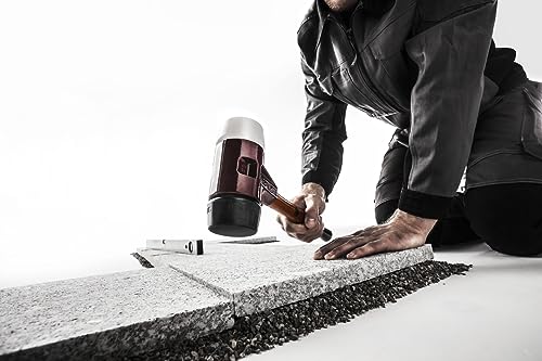 Simplex Schonhammer, Gummikomposition / Superplastik; mit Tempergussgehäuse und hochwertigem Holzstiel | D=60 mm | 3027.060