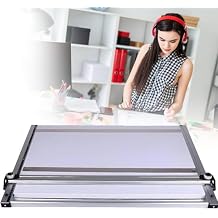 A2 Drawing Board Parallel Motion, Drafting Board Architectural Bar with Pressure Paper Strip, 6-Level Tilt Angle/2 Specifications, for Drawing,60 * 45CM