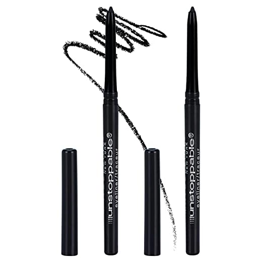 Maybelline Unstoppable Waterproof Mechanical Eyeliner, Onyx, 2 Count