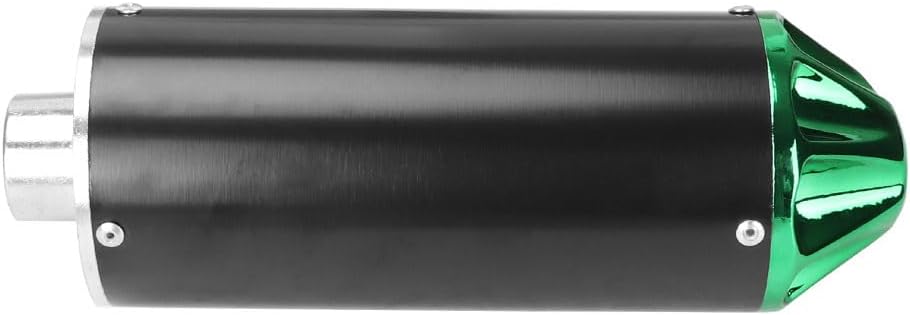 28mm Exhaust Muffler Silencer Pipe 1.1" for CRF50 XR50 KLX Coolster SSR Thumpstar TTR YCF Lifan Apollo 50cc 70cc 90cc 110cc 125cc Pit Trail Dirt Bike Mini Bike Motorcycle Motocross Parts Green