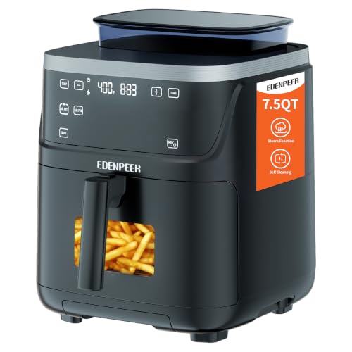 11-in-1 Large Air Fryer, 7.5 QT Airfryer Top & Bottom Heatin...