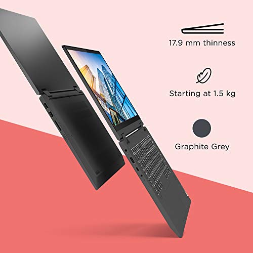Image of Lenovo IdeaPad Flex 5 10th Gen Intel Core i3 14 inches FHD IPS 2-in-1 Touchscreen Business Laptop (4GB /256GB SSD /Windows10 /MS Office 2019 /Digital Pen Stylus /HD 720p Camera /Graphite Grey /1.5Kg)