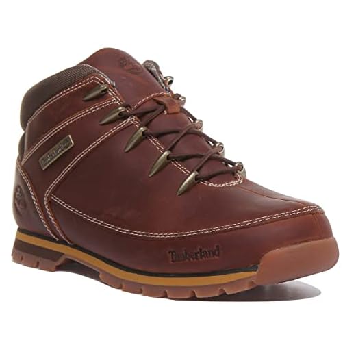 Timberland TB0A2DU6F13 Euro Sprint Mid Hiker Mid Boot – ljusbrun, - Rostfull korn - 43.5 EU