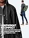 ANYOO 2 Stück Unisex Regenponcho mit Ärmeln, Lang Regenmantel Regenjacke mit Kapuze und Zusätzlichem Platz für den Rucksack zum Wandern, Festival, Radfahren, Camping, Schwarz, Einheitsgröße