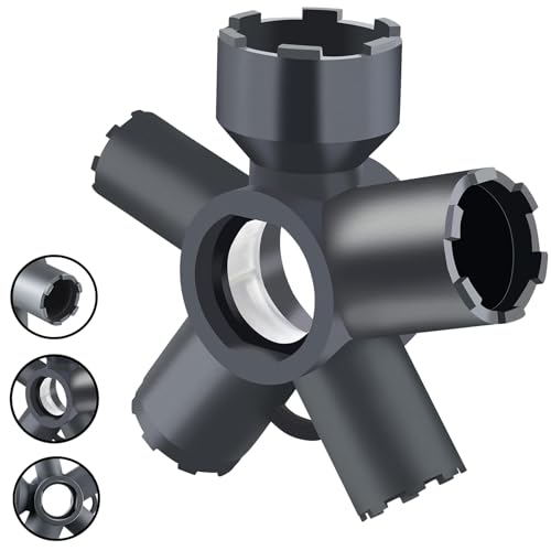 10-in-1 Faucet Aerator Removal Tool Kit,Universal Heavy-duty Aerator Key for Hidden Threaded Aerators/Aerators with Housing,Fits M16.5 M18.5 M21.5 M22 M24 M28 TT TF STD TJ