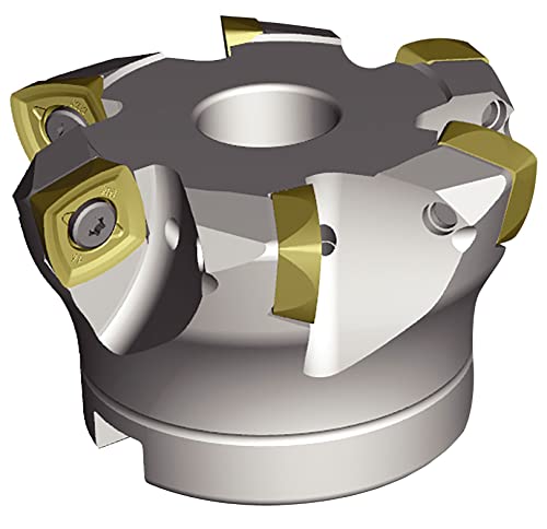 Image of WIDIA 6597783 Highfeed Mill VXF Inch End Mill 0.7500 Inch Dia, 0.1378 Inch Max Depth, 1.7716 inch Length, A-Socket Head Cap Screw Shell Mill Steel 4 Flutes