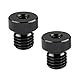 CAMVATE M12 Stecker auf 1/4-20 Innengewindeadapter für 15mm Stangenstecker (2 Stück)