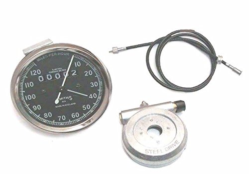 Enfield County Smith Speedo 0-120 Mph + Hub + 54" Cable BSA Enfield