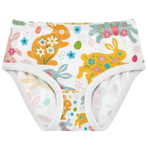 Joisal Aesthetic Girls Underwear Toddlers 2t Cotton Panties for Girl Easter Bunny Eggs Briefs Underpants
