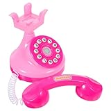 Abaodam 1 Pc Telefono Simulado Teléfonos Fijos De 1930 Jugar Tableta Teléfono Fijo De Juguete Juego De rol para Teléfono Juguete De Cocina Teléfono para Pequeños El Plastico