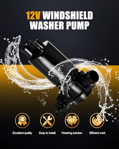 Image of ROADFAR Fit for 2003-2009 Hummer H2 Windshield Washer Pump Motor Replacement 88944337