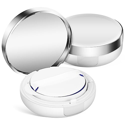 Contenant cosmétique vide Beaupretty rechargeable avec applicateur et tamis amovible