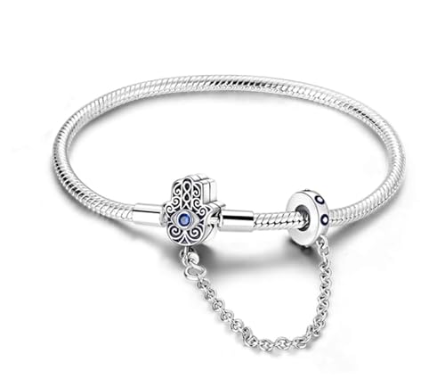 Pulseira Mão de Fátima com Trava de Segurança - Religiosa - Pulseira feminina - presente feminino -