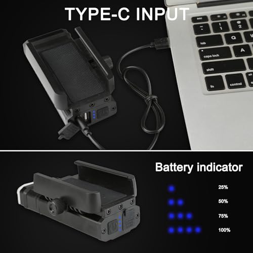 image for Minsk Bike Lights, 2500 Lumen Bicycle Light with 6 Modes, USB Recharge