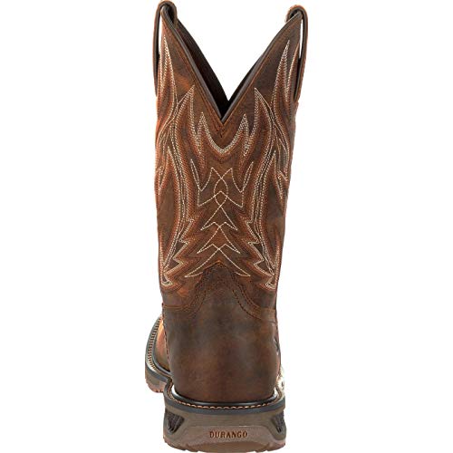 Durango Men's Workhorse Western Boot, Prairie Brown, 10 Wide #TOP3