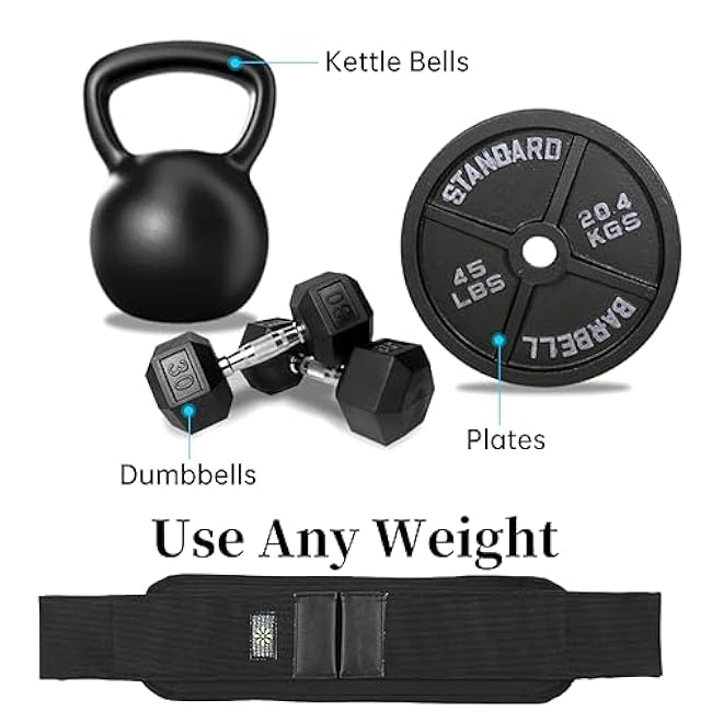 Hip Thrust Belt by SEWD - Use Any Weight to do Lunges, Glute Bridges, Dips and Booty Workouts ¨C Easy to Set Up with Dumbbells for At Home Hip Thrust Use. Reinforced Lightweight Dumbbell Belt for Home Gym
