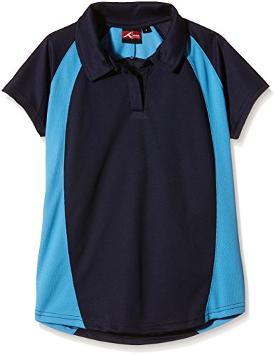 Trutex Girls Sector, Polo para Niños, Azul (Navy/Cyclone), 3XL
