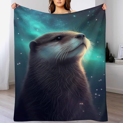 Couvertures Chaude et Confortable en Flannel Premium Loutre