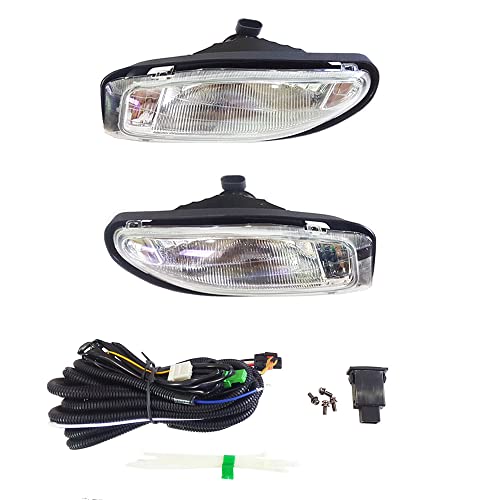 TOTMOX Fog Light Kit, Halogen Fog Light Kit Compatible with Toyota Hilux MK5 2WD (Tiger D4D) 2003-2005, w/Harness
