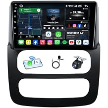 Car Radio for Dodge Ram 1500 2500 3500 2002 2003 2004 2005 9 Inch 1280x800 IPS Touchscreen for Ram Stereo Upgrade with Wireless CarPlay/Android Auto Bluetooth WiFi GPS FM 1080P Backup Camera
