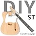 Pinikuyiro DIY 6 String Electric Guitar Kits, Mahogany Body Maple Neck & Rosewood Fingerboard (TL Style)