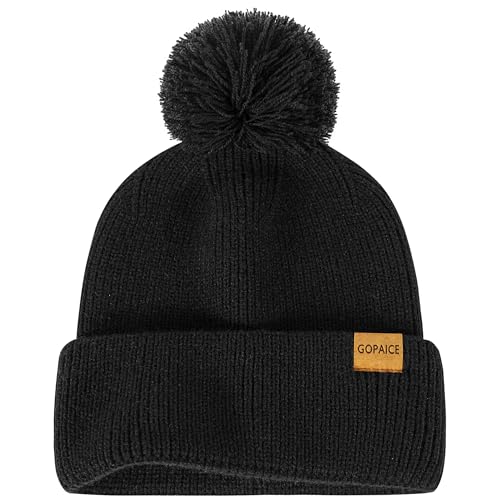 Gopaice Womens Winter Knitted Beanie Hat, Knitted...
