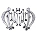 16 PCS Front Suspension Control Arms Kit Ball Joint Assembly Compatible For Audi A4 B8 S4 A6 C7 S6 RS5 A5 S5 Q5 8K0407693S 8K0407694S
