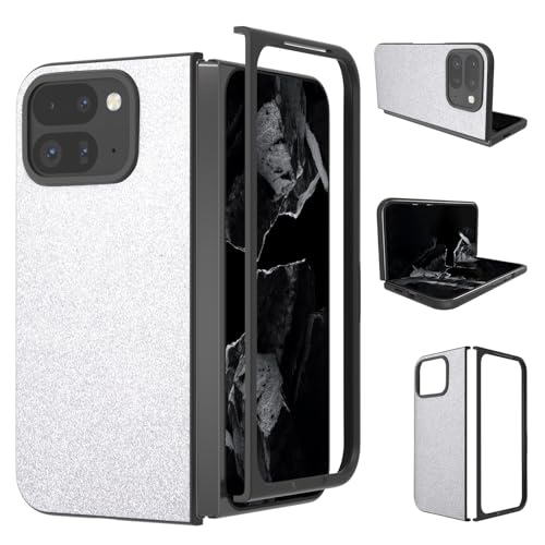 ��]���t���b�v�J�o�[ Google Pixel 9 Pro Fold�P�[�X�APixel Fold 2 �X�����y�ʓd�b�ی�J�o�[�A�ϋv���A���A�����h�~�A�ϏՌ��APC�A�����A���̎q�����A�����L���L���O���f�[�V�����O���b�^�[�J�o�[�ɑΉ� ���h�~(Silver 