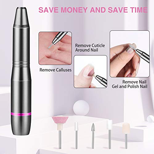 Elektrische Nagelfeile Set für Gelnägel - Pediküreset Elektrisch 11 in 1 Professionell nagelfräser für Acrylnägel… – Bild 4