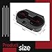 Cup Holder Insert Accessories for Honda Civic 2016-2021 Lx Ex Si Sport Hatchback Coupe Sedan Insight,Center Console Drink Bottle Cup Holder Adapter Replace 83446-TBA-A01ZA (Black)