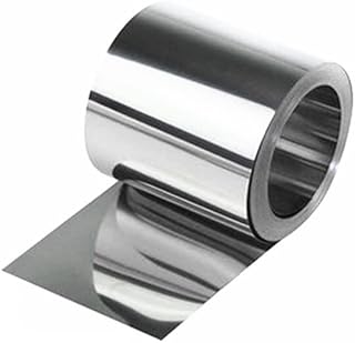 GatherTOOL 1Roll Stainless Steel S304 Thin Plate Sheet Foil 0.05mm - 0.25mm X 100mm X 1000mm (Color : 0.07x100x1000mm)