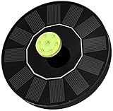 Awpland Solar Springbrunnen,Solar Schwimmender Fontäne,Gartenbrunnen,13cm Monokristallines Silizium Solarpanel,mit 6 Düsen,Für Teich, Pool, Vogelbad und Garten Schmücken