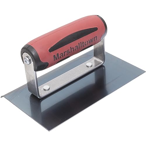 Image of MARSHALLTOWN Straight Concrete Edger, 6 x 4 Blue Steel, Assembled in USA