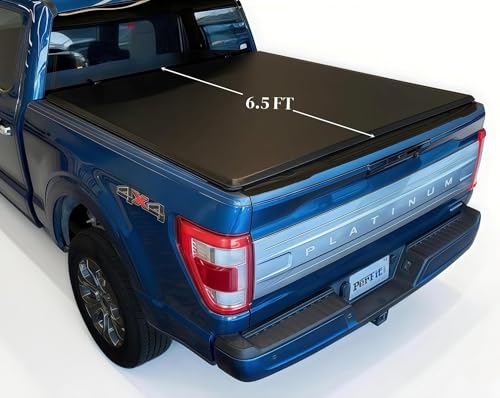Perfit Liner 6.5 FT (79') Bed Soft Roll Up Tonneau Cover for 2004-2026 Ford F-150 & 2006-2014 Lincoln Mark LT Fit Styleside/Fleetside Truck Cargo Topper (NOT for Flareside/Stepside) | 6 1/2 ft Only