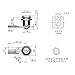 XJJ-MS760 IP56 Cam Cylinder Cabinet Lock for Distribution Box Industrial Cabinet Lock 1Pcs