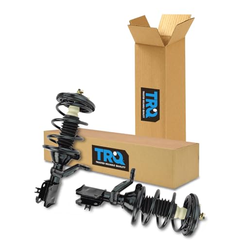 Image of TRQ Front Strut and Spring Assembly Set 2 Piece | For 2001-2005 Honda Civic