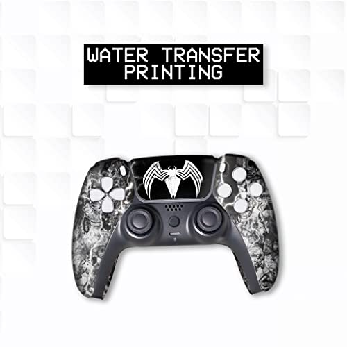 Image of Vennom Custom PS-5 Controller Wireless compatible with Play-Station 5 Console by BCB Controllers | Proudly Customized in USA with Permanent HYDRO-DIP Printing (NOT JUST A SKIN) (MODDED)