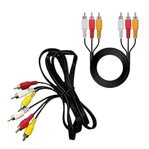3 RCA-kabel Audio Video Av Uitbreidingskabel Composiet Male Naar Mannelijke DVD-connector 1.5M Computer Kabel Connector