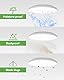 zemty 24W 2100LM LED Deckenleuchte Flach, 3000K/4500K/6000K Deckenlampe Rund Ø22cm Ultra Dünn Modern LED Lampen Deckenlampen, Deckenleuchten Badezimmer Lampe Decke für Küche Flur Deckenbeleuchtung