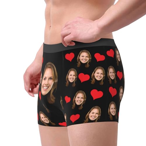 Custom Boxer Brief for Men, Custom Men's Underwear Boxer Shorts with Face, Customized Gifts for Husband4