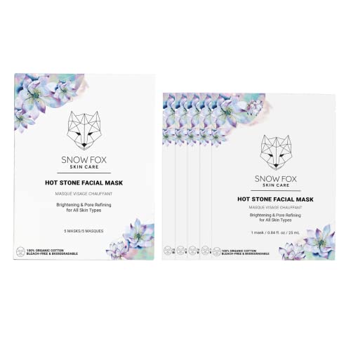 Snow Fox Skincare Hot Stone Facial Mask for Oil Control & Pore Tr...