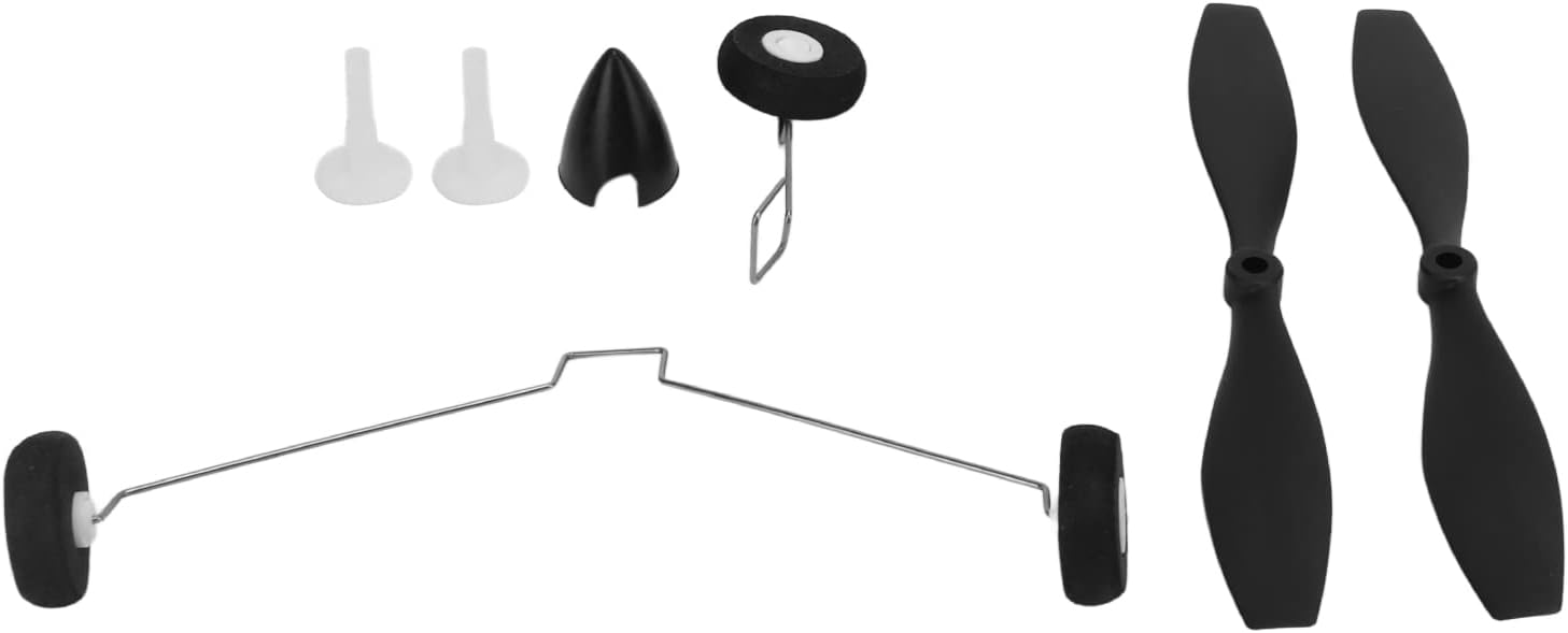 Alomejor RC Landing Gear Set, Metal Design, RC Plane Accessories, Fits F949S Fixed Wing Aircraft, for Indoor, Outdoor Flight and Competition Use