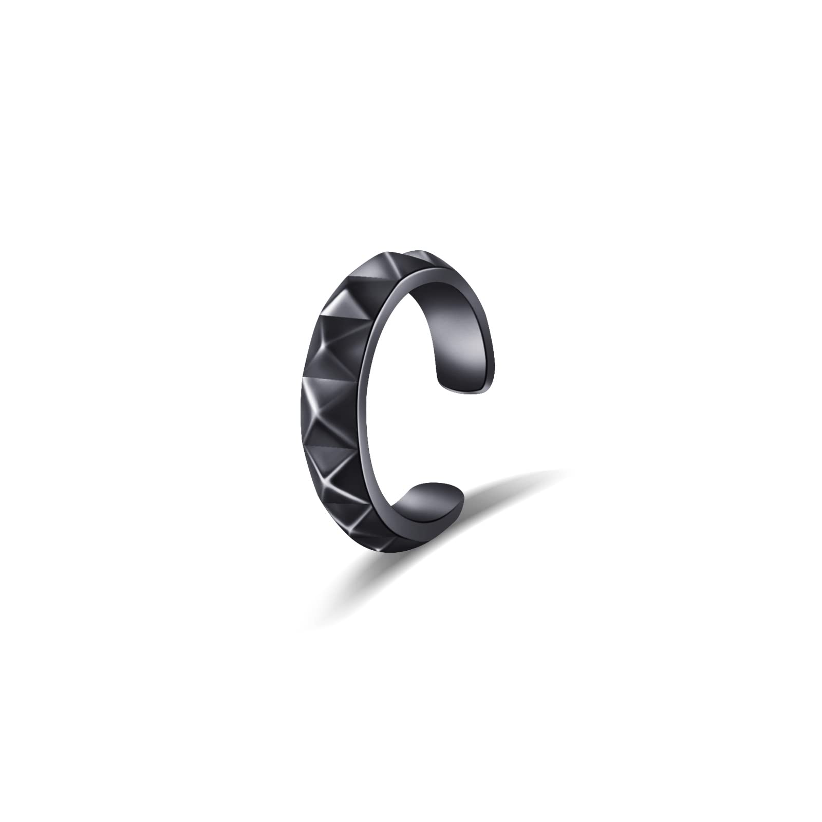 immobird Pendientes Clip Plata de Ley 925 Pendientes de Cartílago para Hombres y Mujeres Pendientes Hombres