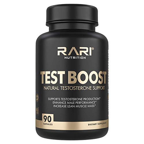 RARI Nutrition Test Boost - 100% Natural Testosterone Booster for Men with Tribulus Terrestris, and Fenugreek Extract I Test Booster for Increased Endurance, and Muscle Growth for Men I 30 Servings