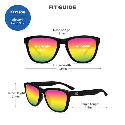 Image of Knockaround Square Polarized Sunglasses for Men & Women - UV400 Protection