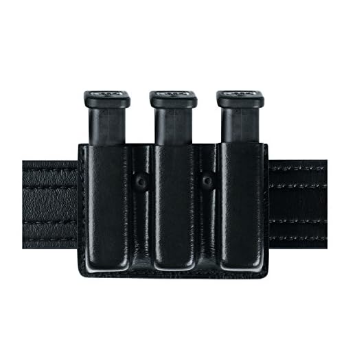 Safariland Duty Gear Glock 17 Open Top Slimline Triple Magazine Pouch (STX Black)