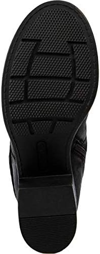 BareTraps Womens Wylla Leather Closed Toe Mid-Calf Fashion, Black, Size 6.0 | Image 1