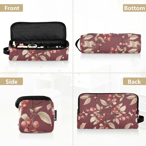 Unique Fruits Burgundy Organizador 2 en 1 para Herramientas de Cabello con Tapete para Plancha y Accesorios para Viaje miniatura 5
