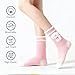 Balabala Ruffle Socks for Girls 3 Pack Animal Warm Cute Seamless Kids Socks for 3-11 Years Funny Fashion Comfort