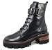 Produktbild Paul Green Damen Schnürbootie, Damen Combat Boots,uebergangsschuhe,uebergangsstiefel,schnürstiefel,women's,woman,lady,ladies,Schwarz,40 EU / 6.5 UK